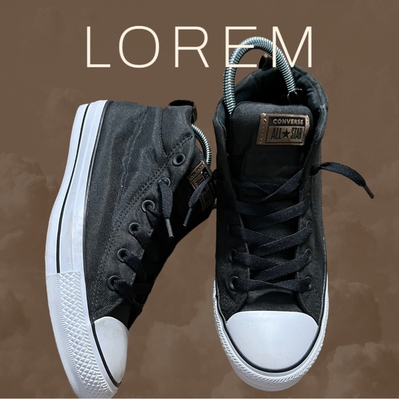 Rare*Converse all star gym shoes mens Size 7 high top - Picture 12 of 13